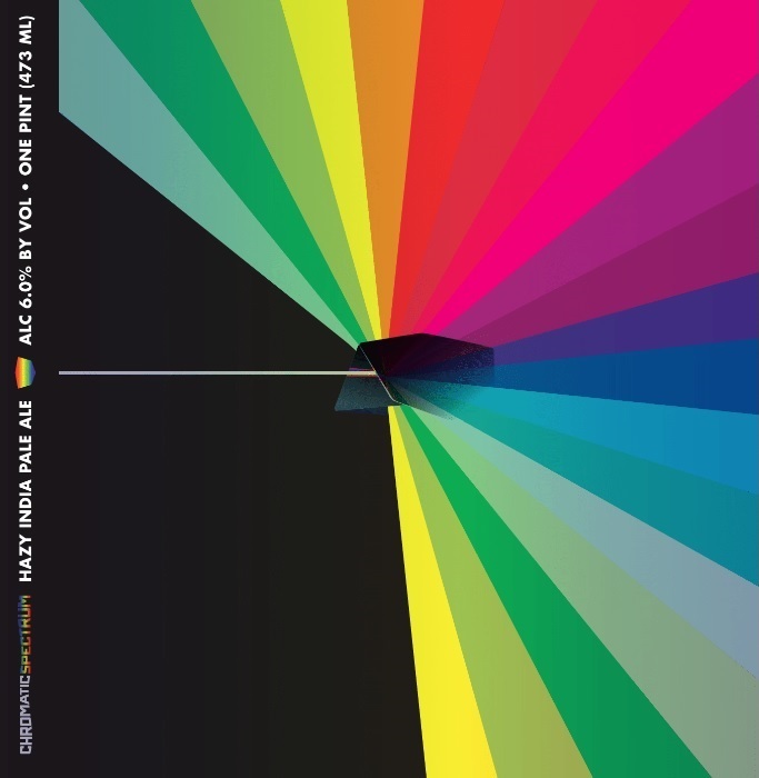 Virginia Beer Co. Chromatic Spectrum beer Label Full Size