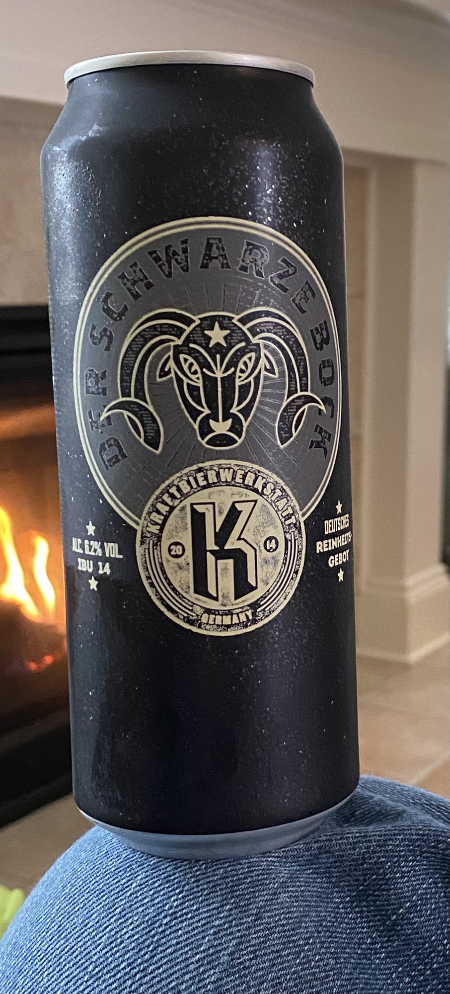 Kraftbierwerkstatt Der Schwarze Bock beer Label Full Size