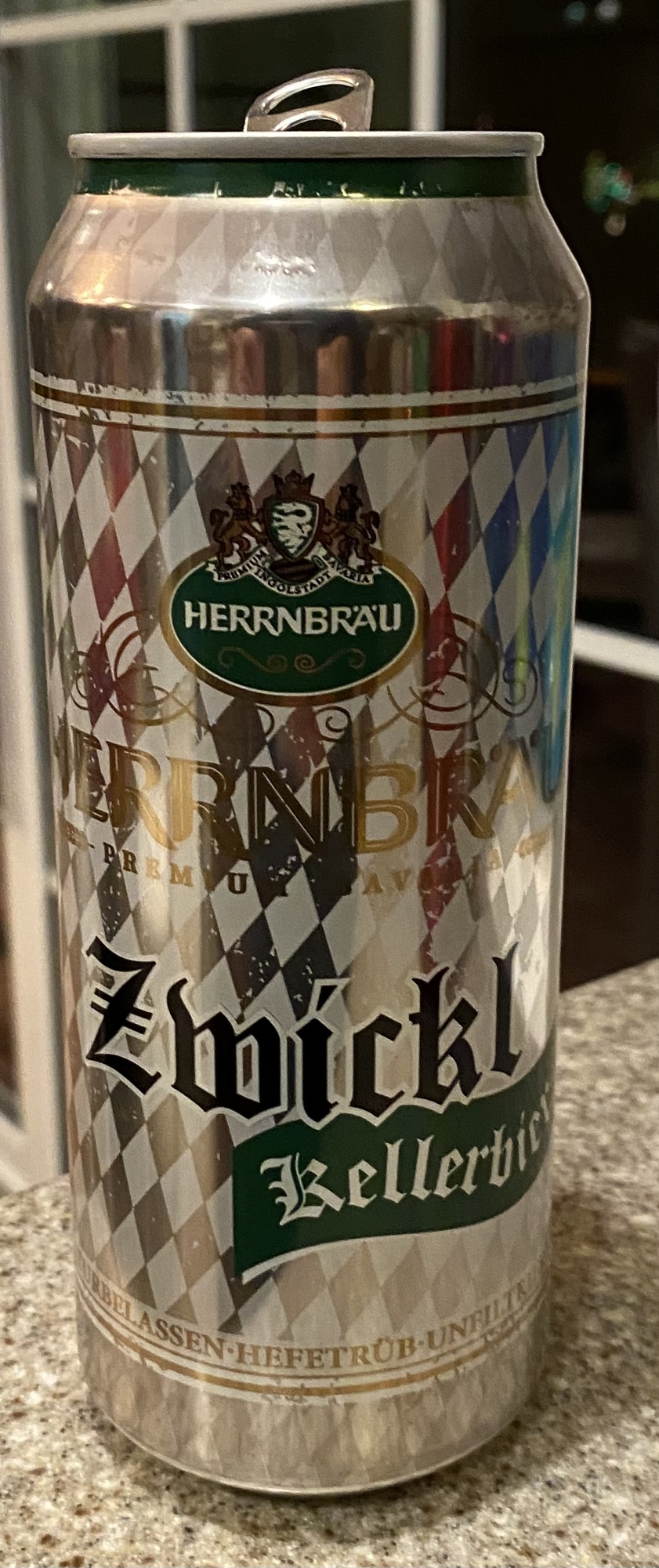 Herrnbrau Zwickl Kellerbier beer Label Full Size