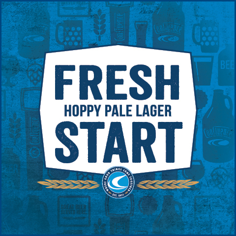Confluence Fresh Start Hoppy Pale Lager beer Label Full Size