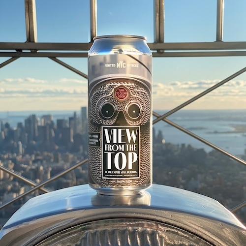 Five Boroughs View From the Top (of the Empire State Building) beer Label Full Size