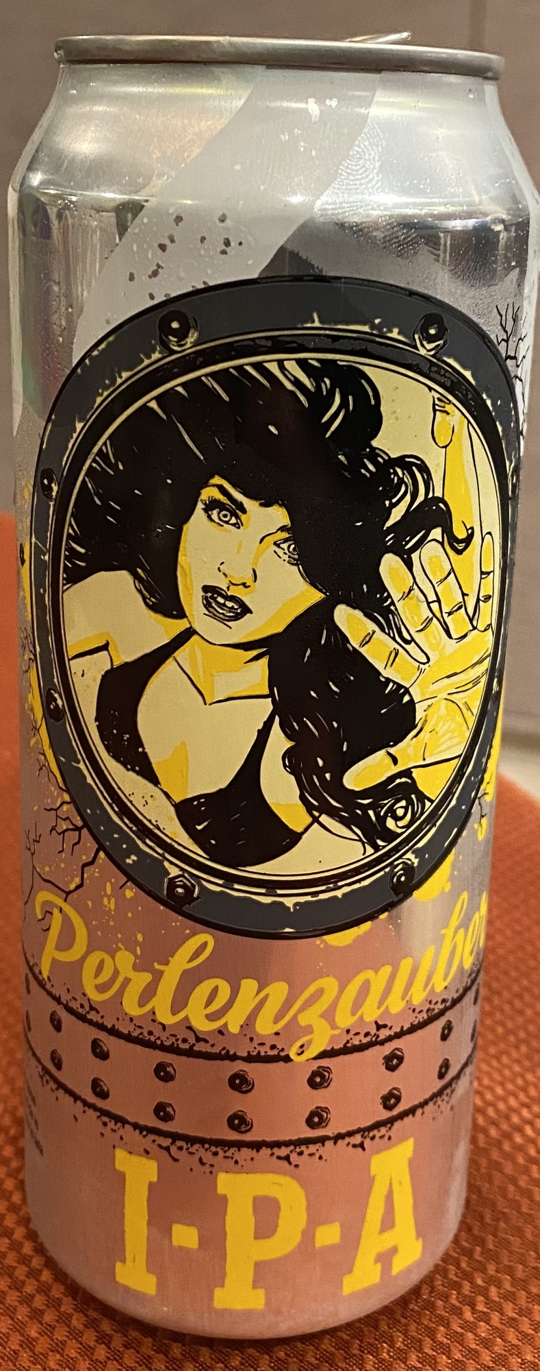 Privatbrauerei H. Egerer Perlenzauber IPA beer Label Full Size