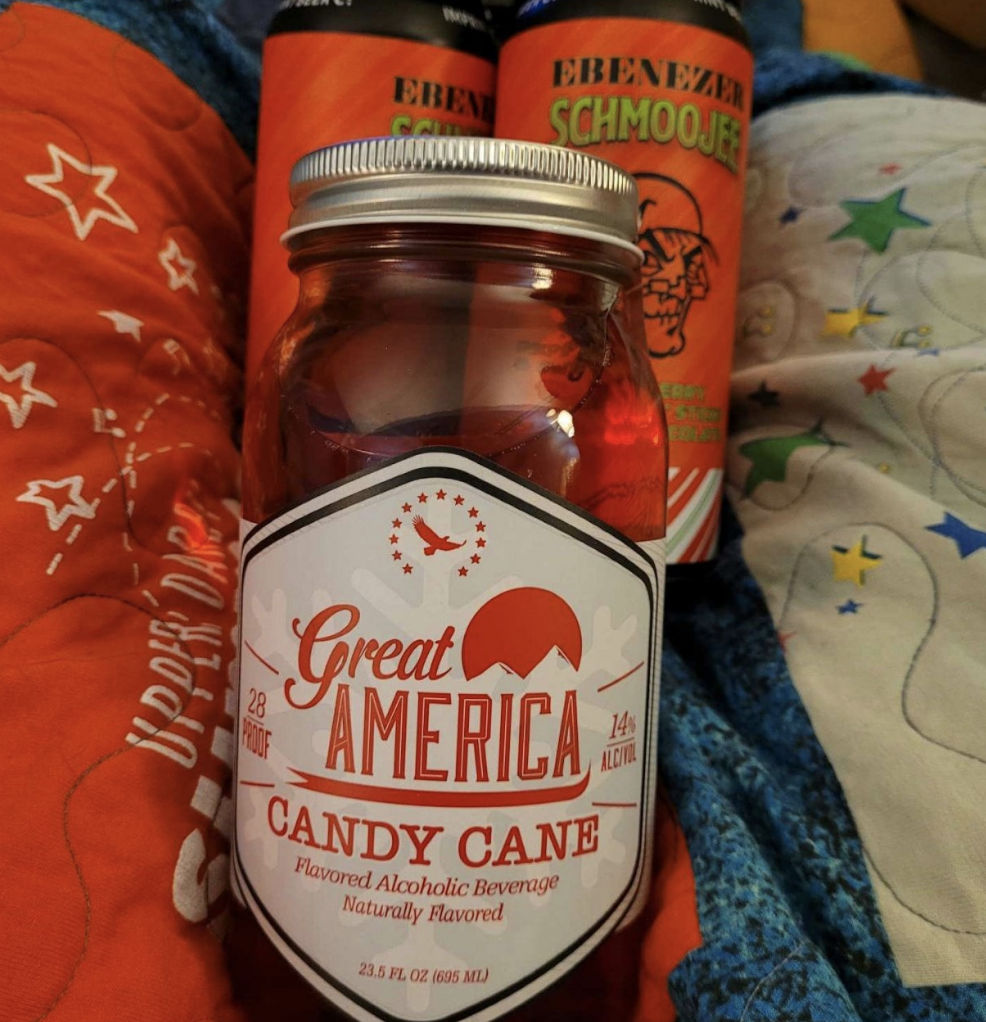 Great America Candy Cane beer Label Full Size