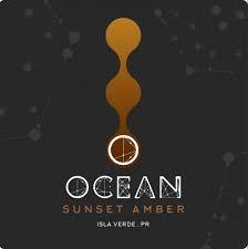 Ocean Lab Sunset Amber Ale beer Label Full Size