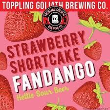 Toppling Goliath Strawberry Shortcake Fandango beer Label Full Size