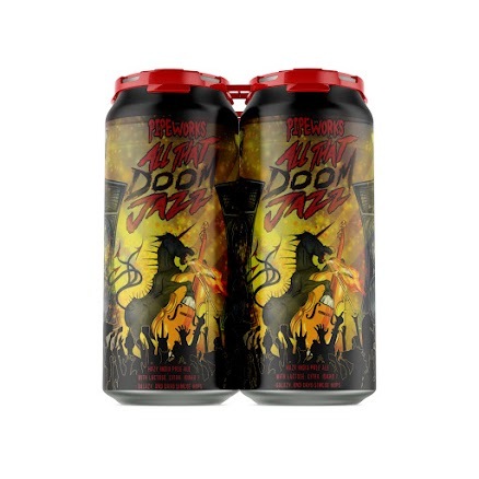 Pipeworks All That Doom Jazz beer Label Full Size