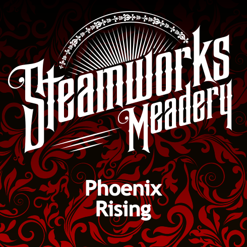 Steamworks Phoenix Rising beer Label Full Size