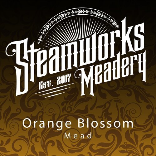 Steamworks Orange Blossom beer Label Full Size