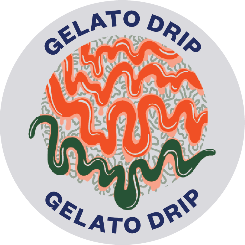 Blue Point Gelato Drip beer Label Full Size