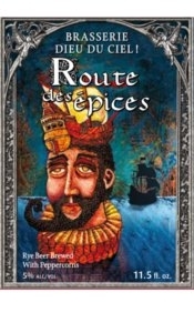 Dieu du Ciel Routes des Epices beer Label Full Size