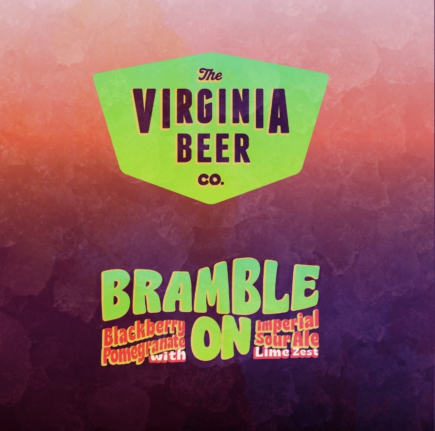 Virginia Beer Co. Bramble On beer Label Full Size