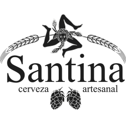 Santina INMORTAL SCOTCH beer Label Full Size