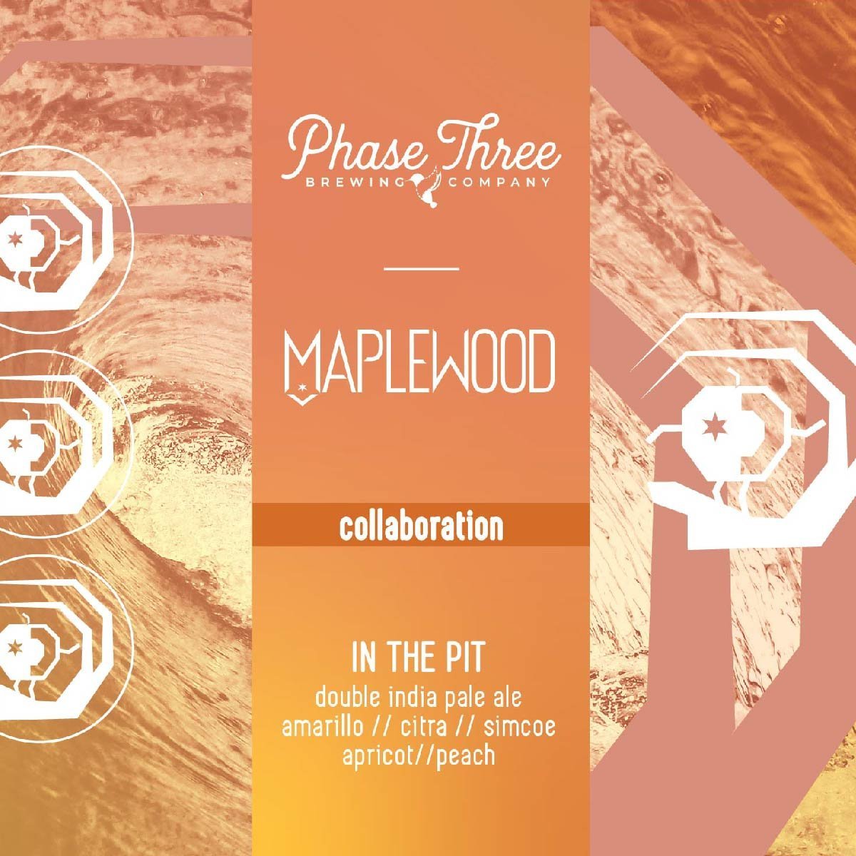 Phase Three + Maplewood In The Pit beer Label Full Size