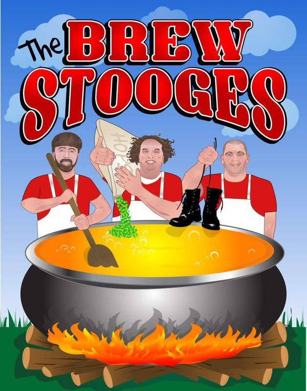 Brew Stooges Blonde Dame beer Label Full Size