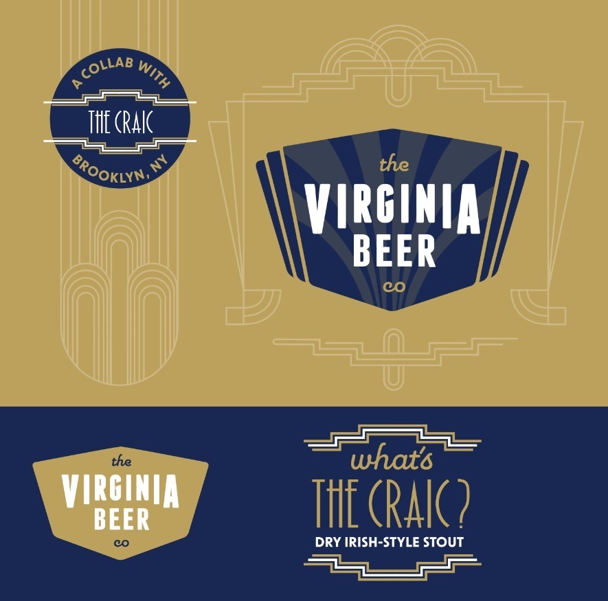 Virginia Beer Co. What's The Craic? beer Label Full Size