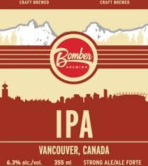 Bomber IPA beer Label Full Size