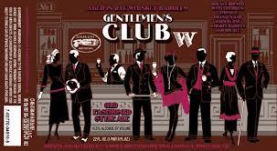 Widmer Brothers Collab Cigar City Gentleman's Club beer Label Full Size
