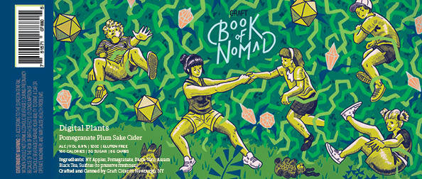 Graft Digital Plants | Book of Nomad beer Label Full Size