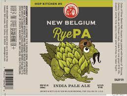 New Belgium Hop Kitchen: RyePA beer Label Full Size