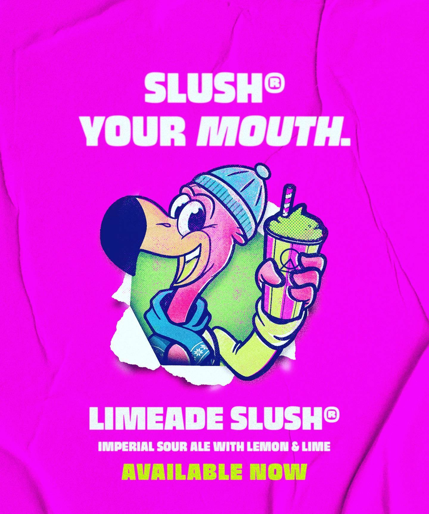TrimTab Limeade Slush beer Label Full Size