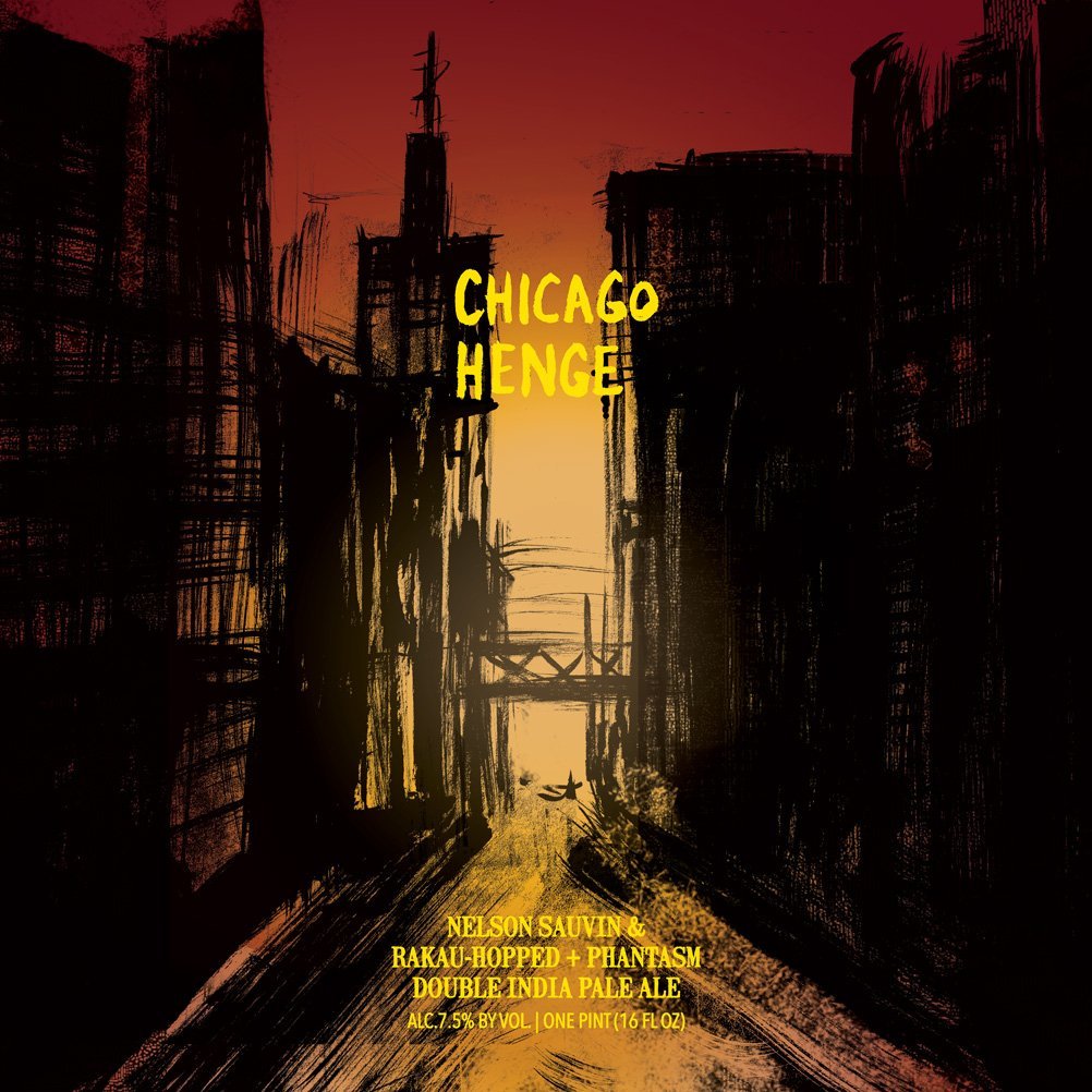 Hop Butcher for the World Chicagohenge beer Label Full Size