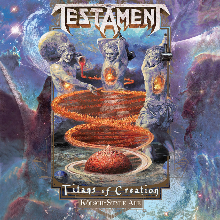 Morgan Territory Titans Of Creation beer Label Full Size