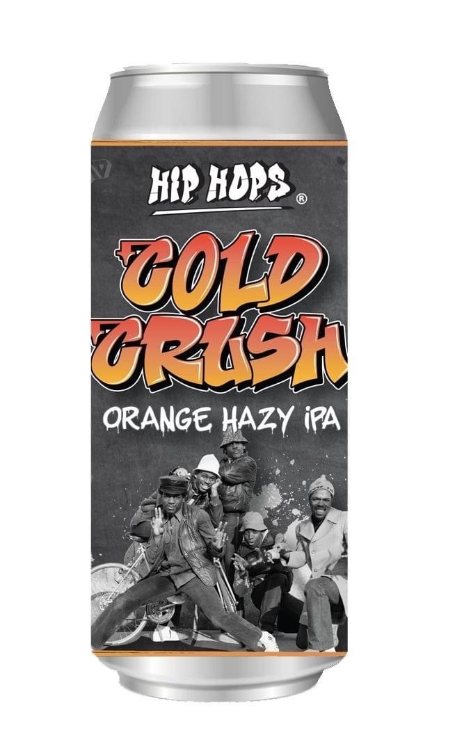 Hip Hops Beer Co Hip Hop Cold Crush beer Label Full Size
