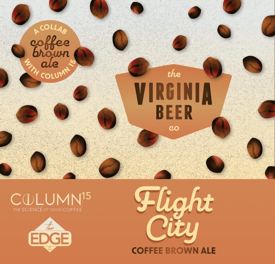 Virginia Beer Co. Flight City beer Label Full Size