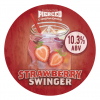 Pierced Cider Strawberry Swinger beer Label Full Size
