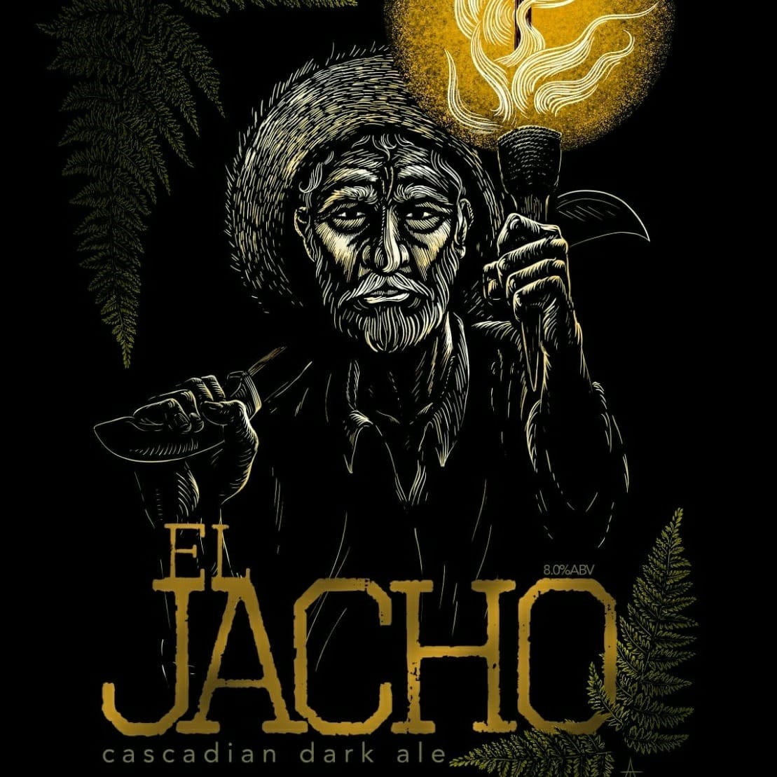 Cacique El Jacho beer Label Full Size