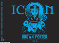 Saint Arnold Icon Blue Brown Porter beer Label Full Size