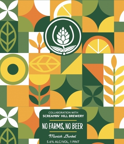 Source + Screamin' Hill No Farms, No Beer beer Label Full Size