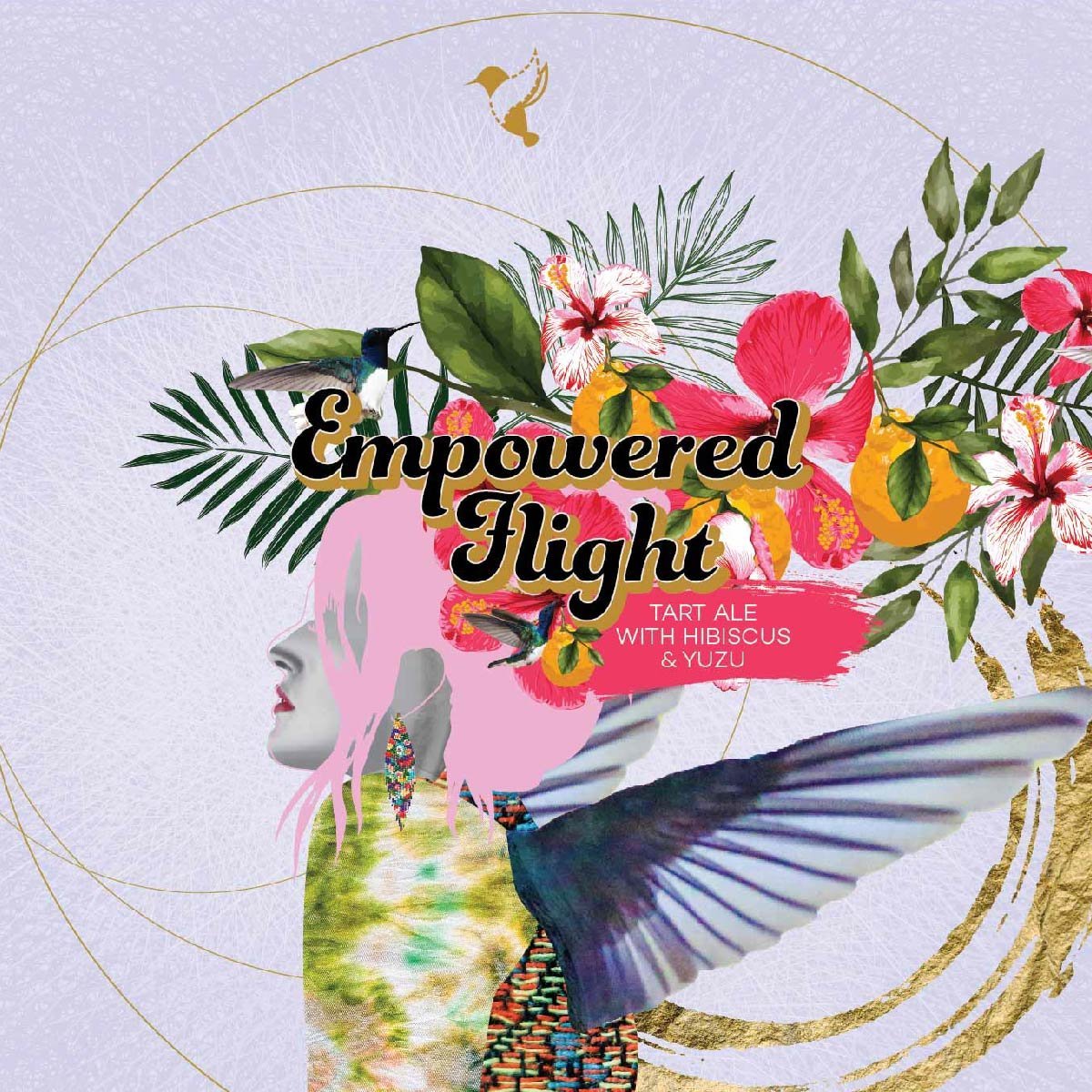 Phase Three Empowered Flight beer Label Full Size