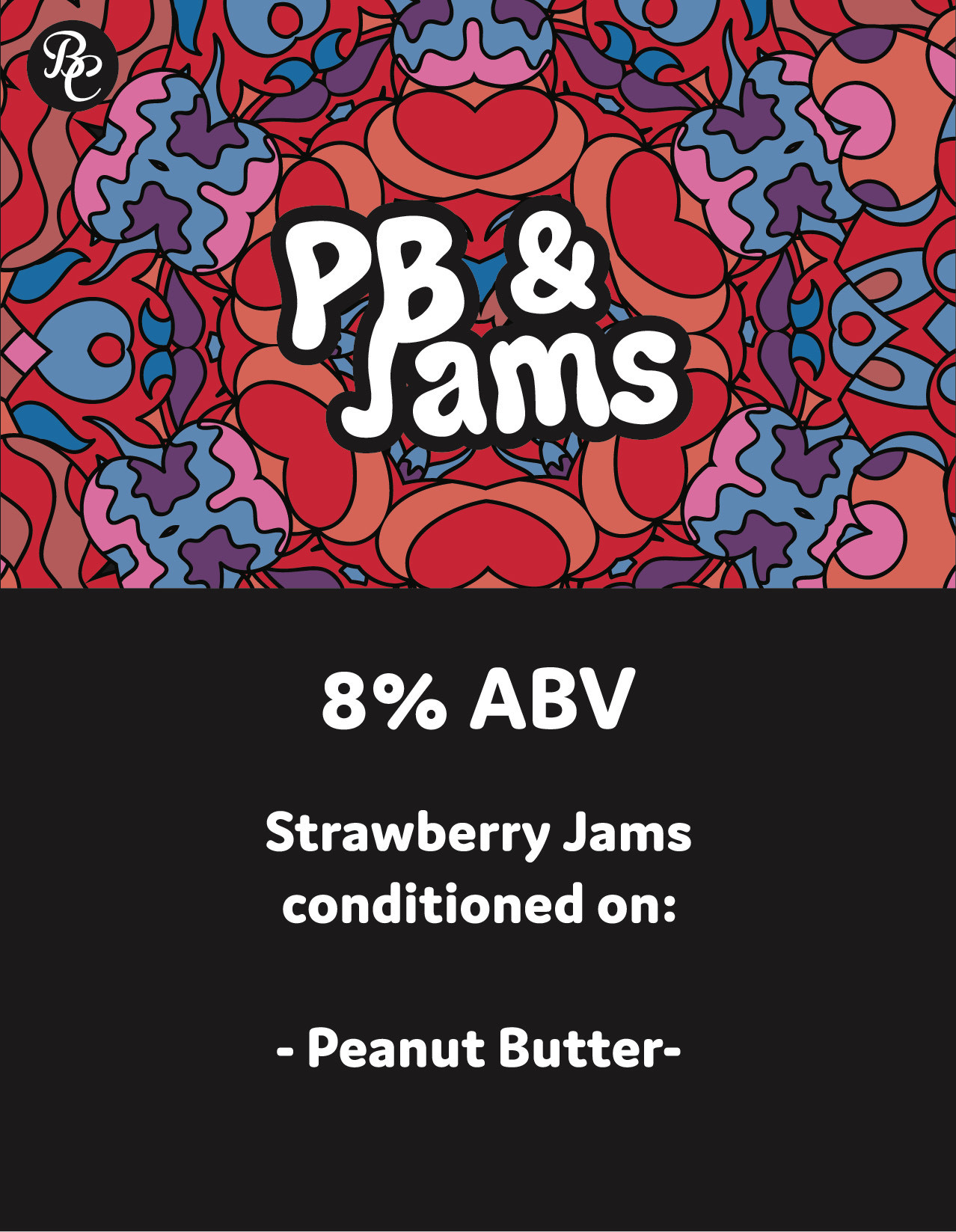 Brix City PB & Jams beer Label Full Size