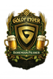 Goldfinger Bohemian Pilsner beer