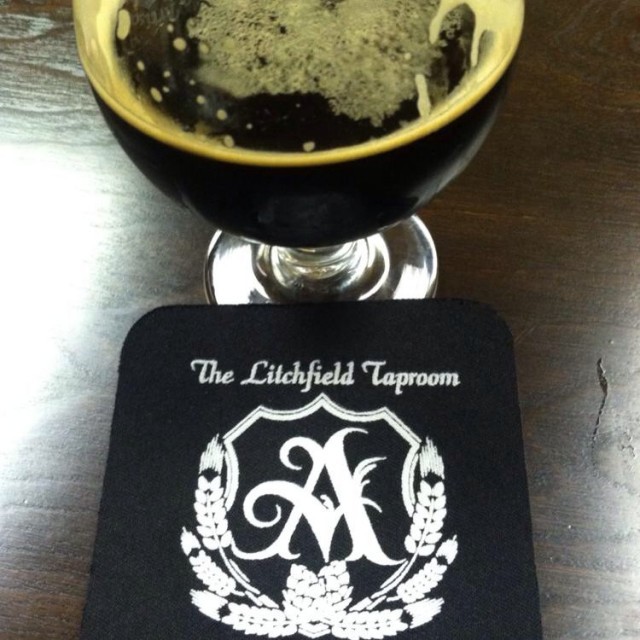 Peoria Artisan Double Chocolate Oatmeal Stout beer Label Full Size