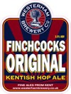 Westerham Finchcock Original beer Label Full Size