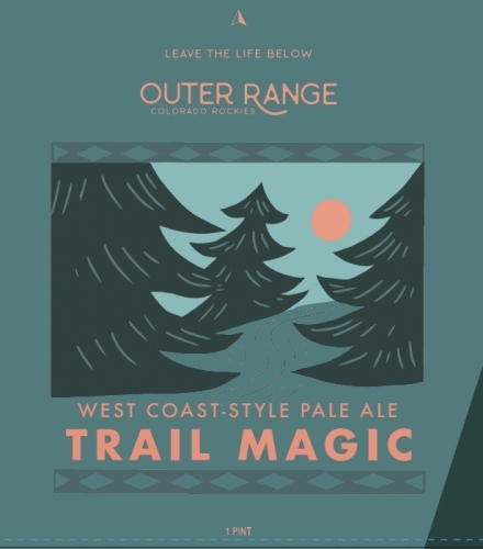 Outer Range Trail Magic beer Label Full Size