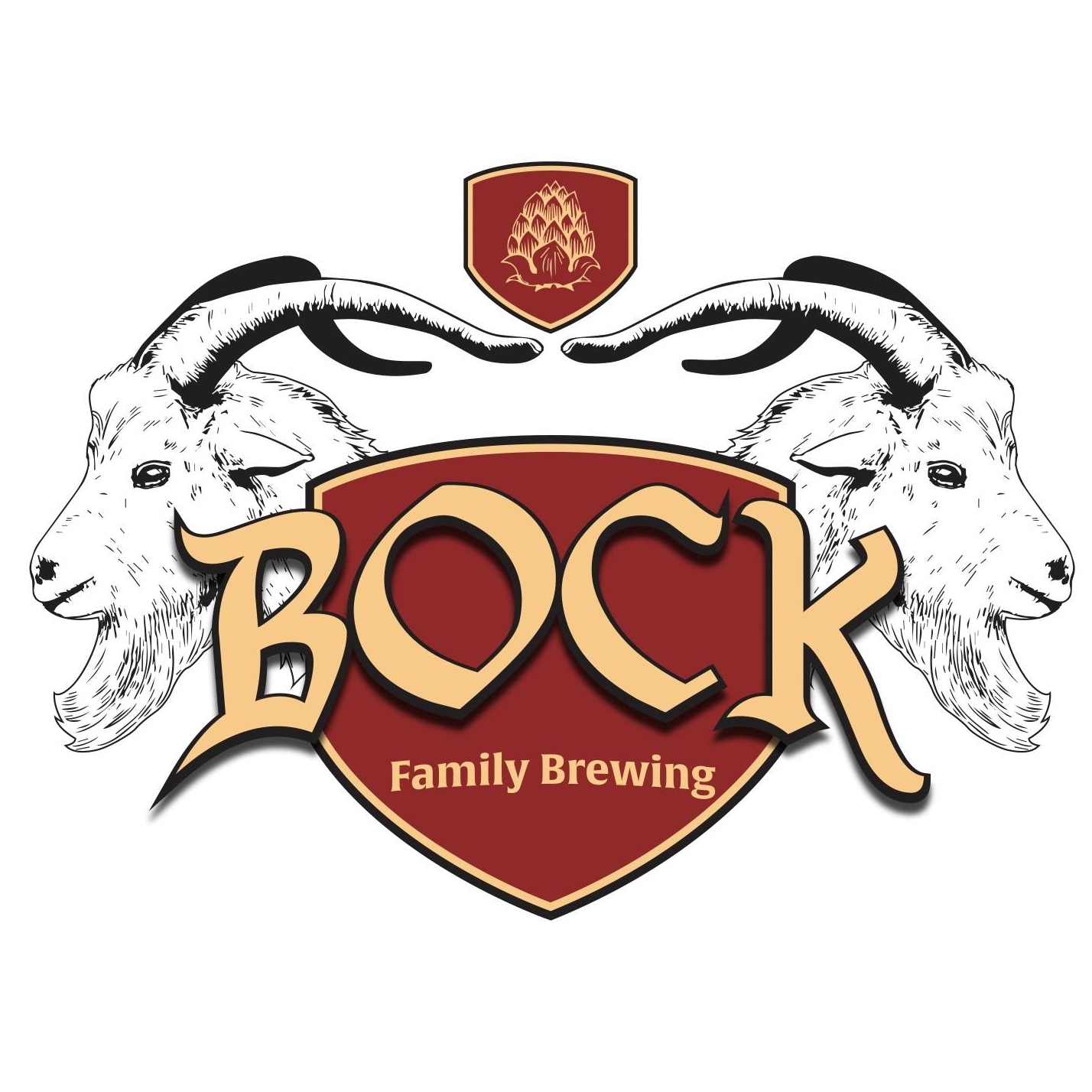 Bock Family Aria Rose beer Label Full Size
