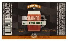 Summit Unchained #15: Fest Bier beer Label Full Size