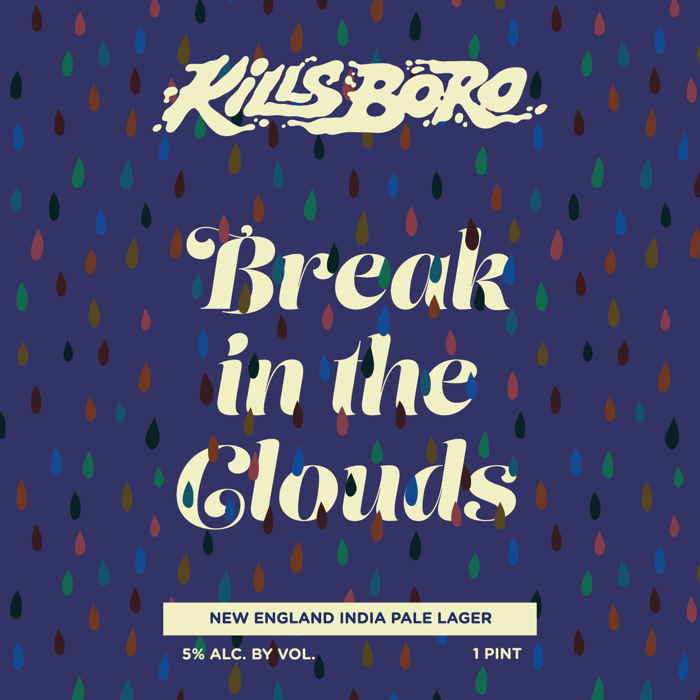 Kills Boro Break in the Clouds beer Label Full Size