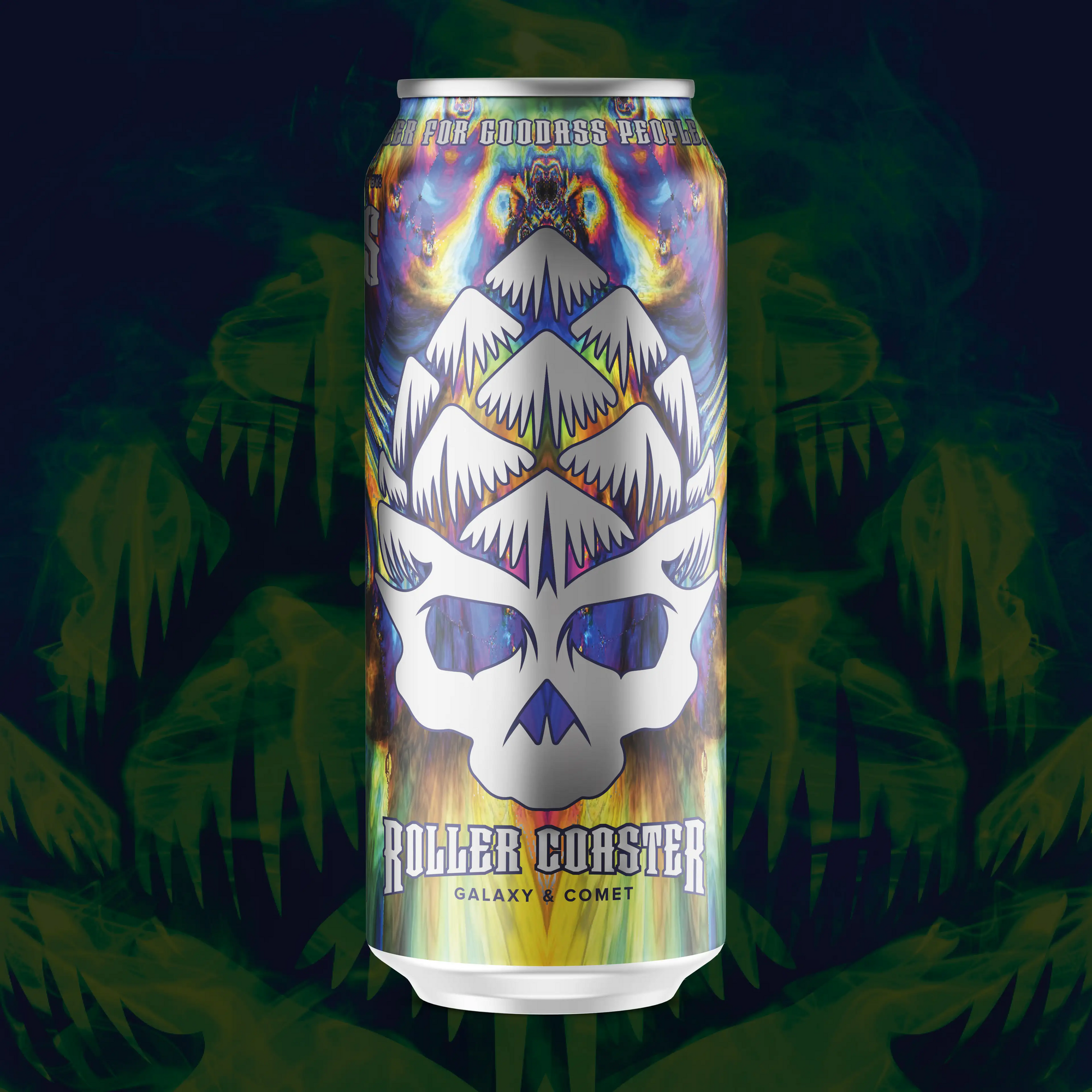 BAD SONS Roller Coaster beer Label Full Size