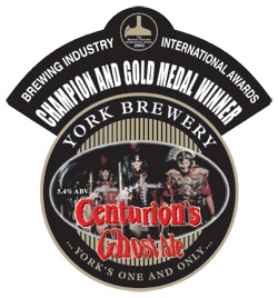 York Centurion's Ghost Ale beer Label Full Size