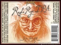 Founders Red Rye Pale Ale beer Label Full Size