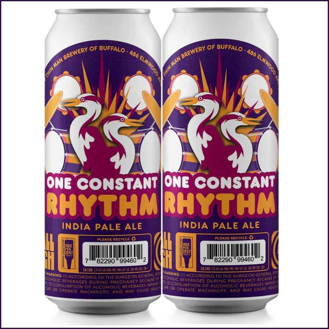 Thin Man One Constant Rhythm beer Label Full Size