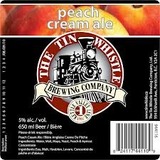 Tin Whistle Peaches and Cream beer