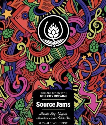 Source Jams beer Label Full Size