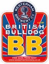 Westerham British Bulldog beer Label Full Size