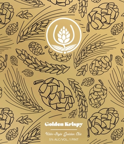Source Golden Krispy beer Label Full Size