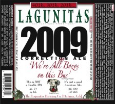 Lagunitas Correction Ale beer Label Full Size